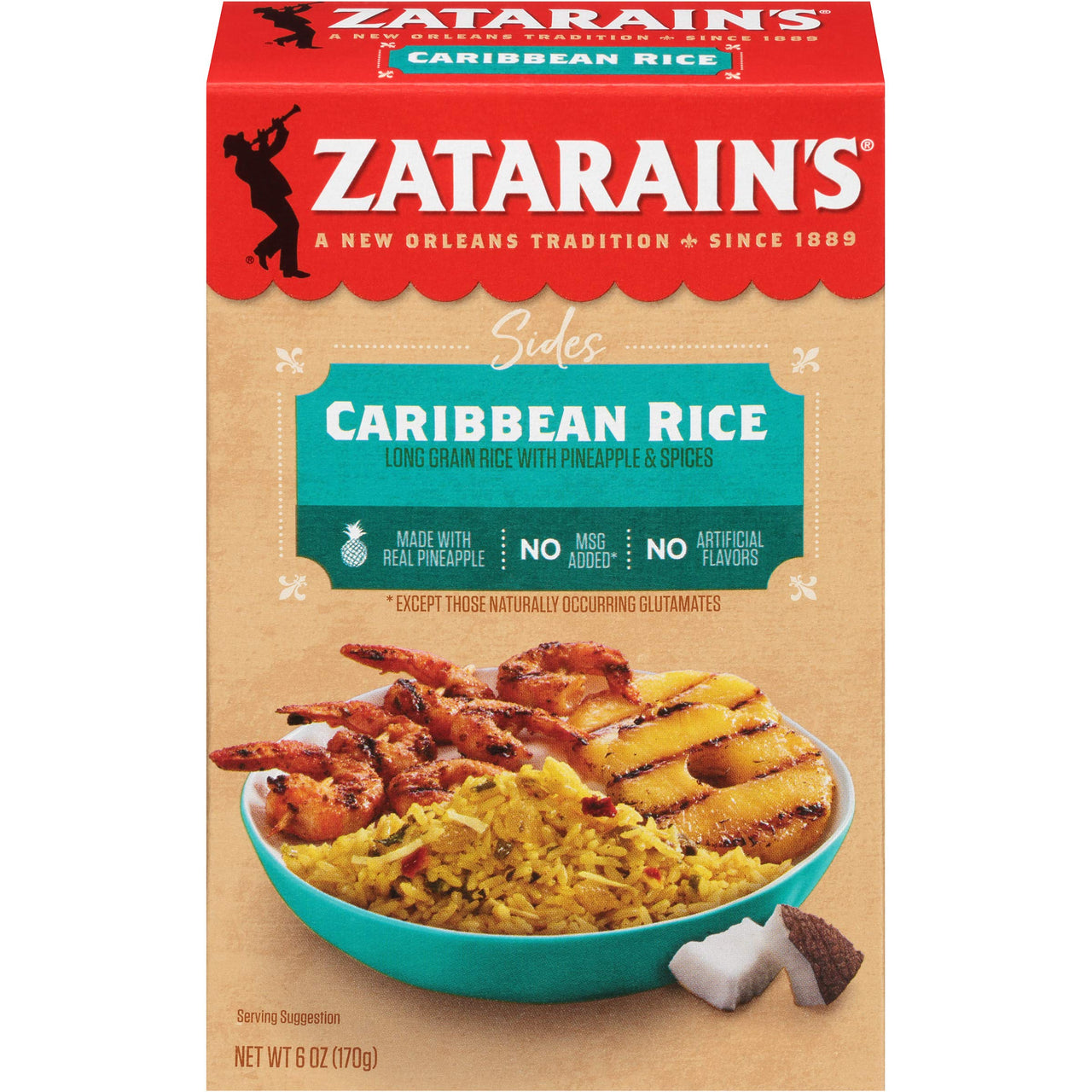 Zatarain's  Caribbean Rice, 6 oz