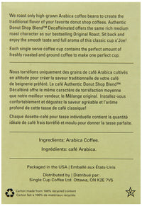 Authentic Donut Shop Blend Decaffeinated Single Cup Coffee for Keurig K-Cup Brewers, 24 Count