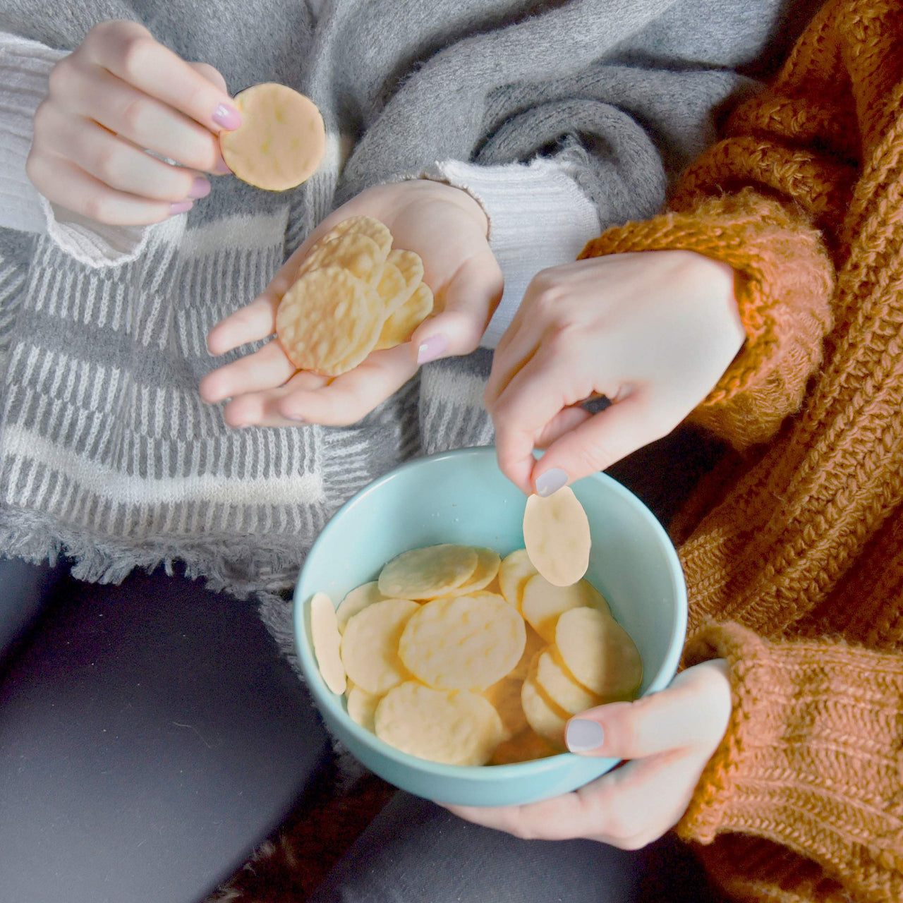 Good Thins Three Cheese Rice & Cheese Snacks Gluten Free Crackers, 3.5 oz