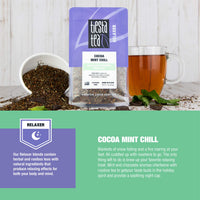 Tiesta Tea - Cocoa Mint Chill, Loose Leaf Chocolate Peppermint Herbal Tea, No Caffeine, Hot & Iced Tea, 12 oz Bulk Bag - 200 Cups, Natural Flavors, Stress Relief, Herbal Tea Loose Leaf
