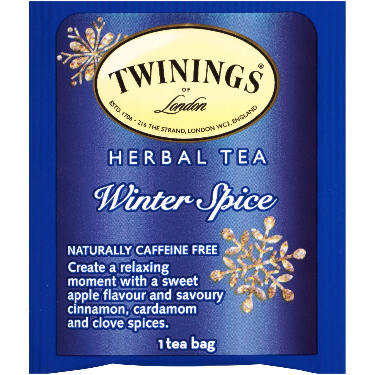 Twinings of London Holiday Variety Tea Bag Pack, Christmas Tea and Winter Spice, 20 Count (Pack of 4)