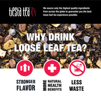 Tiesta Tea - Cocoa Mocha, Loose Leaf Tiramisu Coffee Black Tea, High Caffeine, Hot & Iced Tea, 16 oz Bulk Bag - 200 Cups, Natural Flavored, Black Tea Loose Leaf Blend