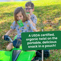 GoGo squeeZ Fruit on the Go, Apple Apple, 3.2 oz. (4 Pouches) - Tasty Kids Applesauce Snacks Made from Apples - Gluten Free Snacks for Kids - Nut & Dairy Free - Vegan Snacks