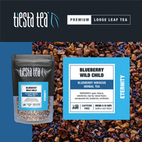 Tiesta Tea - Loose Leaf Starter Kit, Tea Set with Black, Green, Herbal Tea Sample Bags, Disposable & Eco-Friendly Tea Filters (100 Count), Brews Hot & Iced Tea
