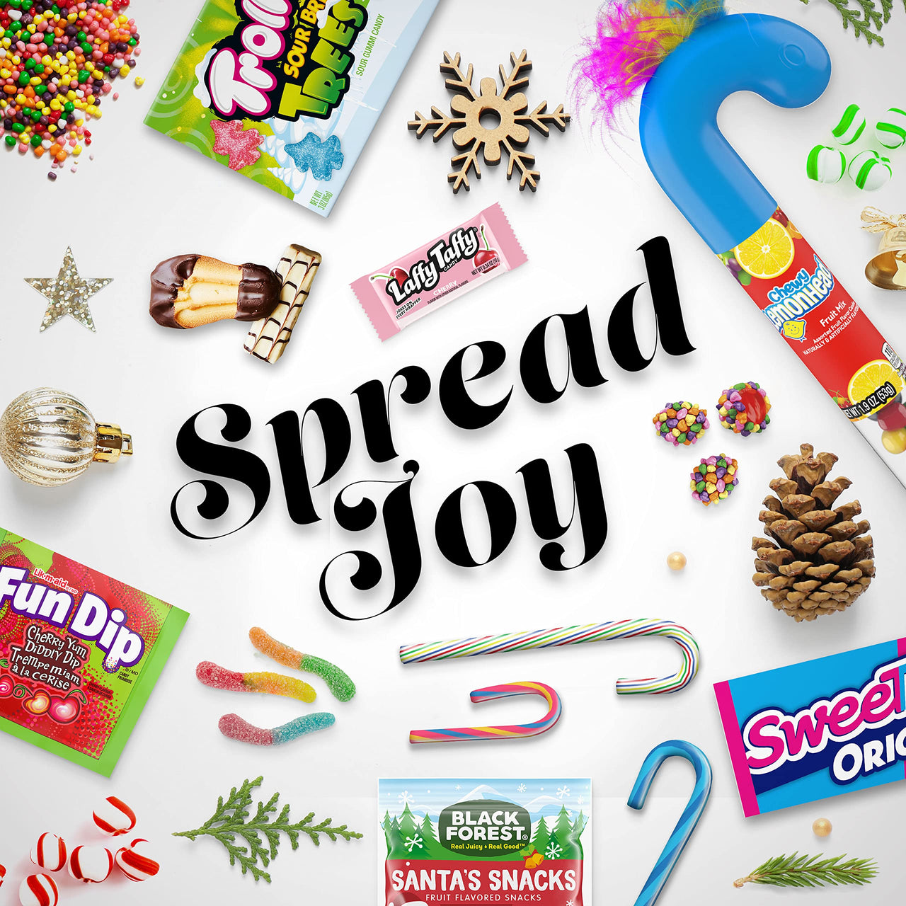 Brach's  Bob's  Mini Pepper Candy Canes , Mint, 35 Count (Pack of 1)