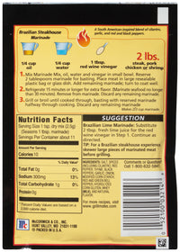 McCormick Grill Mates Brazilian Steakhouse Marinade Mix, 1.06 oz