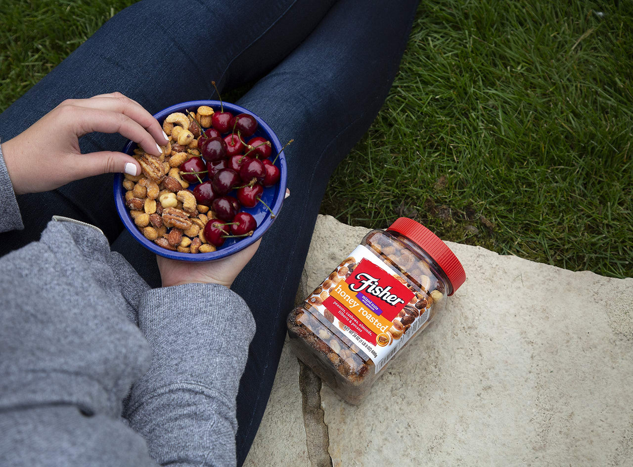 Fisher Snack Praline Pecans, 5.5 Ounces, Made with Whole Mammoth Pecans