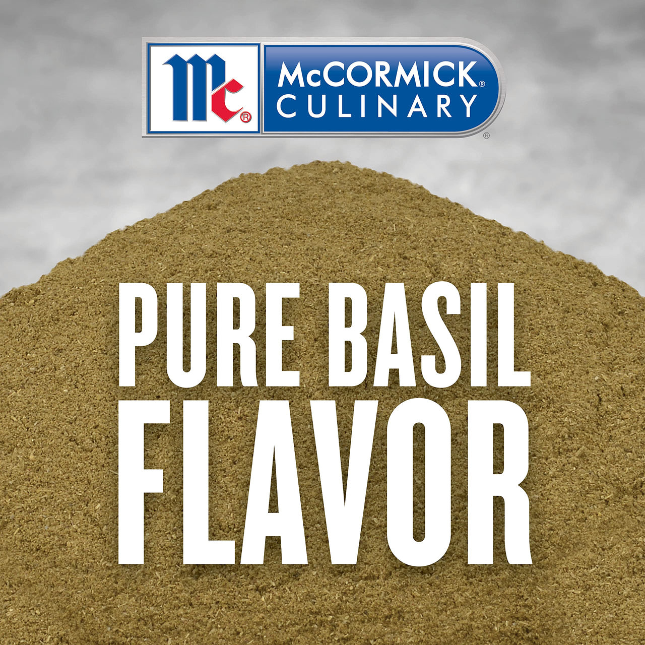 McCormick Culinary Ground Basil, 12 oz - One 12 Ounce Container of Basil Leaf Powder to Enhance Flavor of Tomato-Based Sauces, Roasted Chicken, Pizza and More