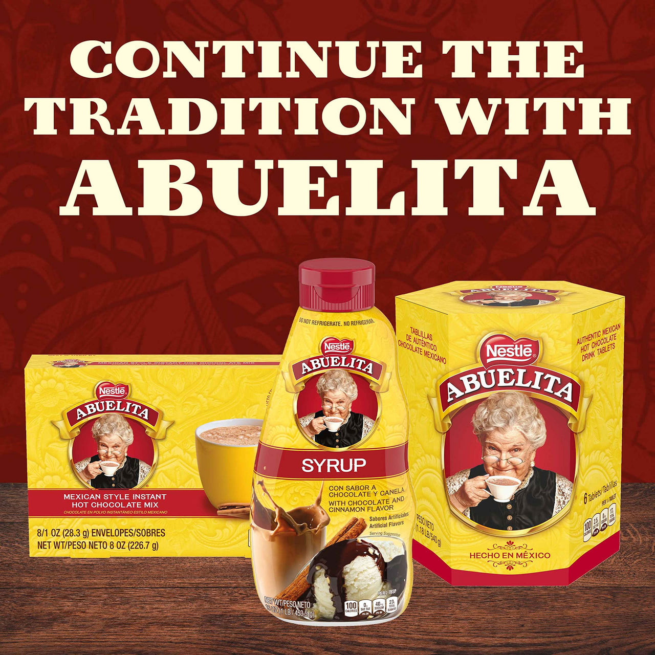 Nestle Abuelita Authentic Mexican Hot Chocolate Drink Mix Bar