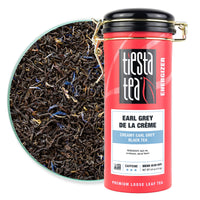 Tiesta Tea - Earl Grey de la Crme, Loose Leaf Creamy Earl Grey Black Tea, High Caffeine, Hot & Iced Tea, 4 oz Tin - 50 Cups, Natural Flavored, Unsweetened, Black Tea Loose Leaf