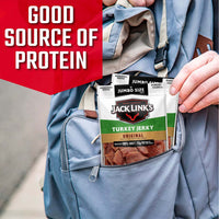 Jack Links Turkey Jerky, Original  Flavorful Meat Snack with 12g of Protein and 70 Calories, Made with 100% Turkey - 96% Fat Free, No Added MSG** or Nitrates/Nitrites, 5.85 oz. Sharing Size Bag