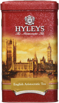 HYLEYS Tea English Aristocratic Loose Black Tea, 4.4 Ounce Tin