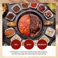 52USA Szechuan Red Dried Chilis, Whole Chili, Chinese Chili 4 Oz (Medium Hot)
