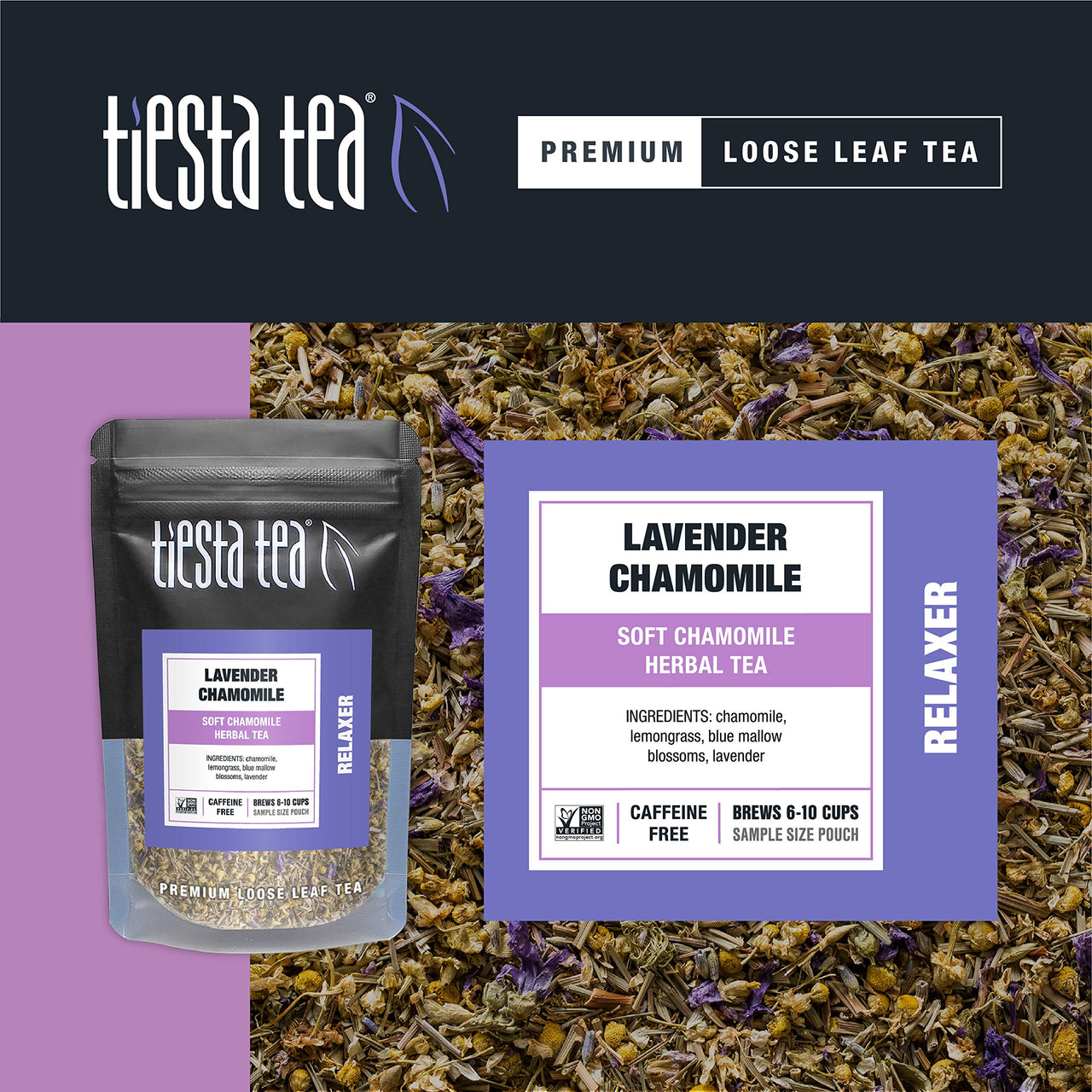 Tiesta Tea - Loose Leaf Starter Kit, Tea Set with Black, Green, Herbal Tea Sample Bags, Disposable & Eco-Friendly Tea Filters (100 Count), Brews Hot & Iced Tea
