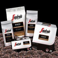 Segafredo Zanetti Ground Coffee, Enzo Dark Roast, Made with Arabica, Vivacious and Balanced Flavor