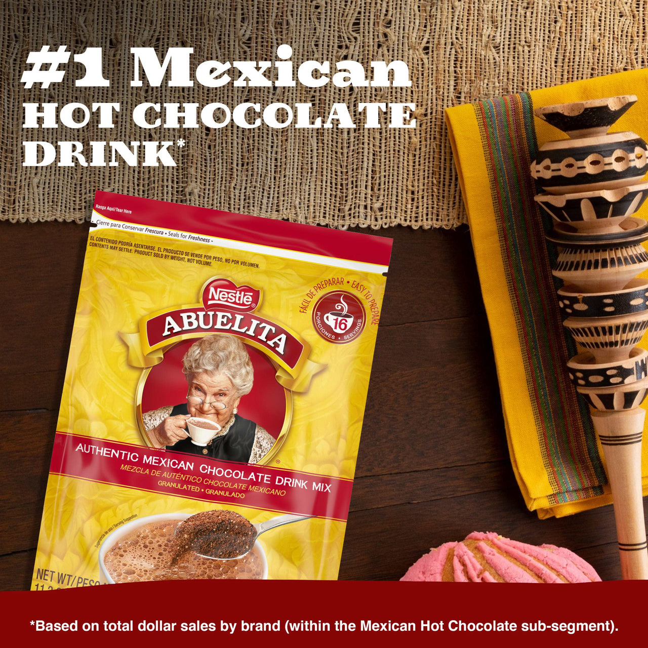 Nestle Abuelita Authentic Mexican Hot Chocolate Granulated Mix
