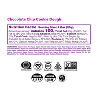 GoMacro Kids MacroBar Organic Vegan Snack Bars - Chocolate Chip Cookie Dough (0.90 Ounce Bars, 7 Count)