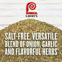 Lawry's  Salt Free All Purpose Recipe Blend Seasoning, 13 oz - One 13 Ounce Container of Salt Free All Purpose Seasoning Blend, Versatile Spices for Seasoning Protein, Vegetables and More