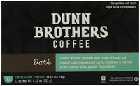 Dunn Brother's  Single Serve Coffee, Dark Blend, 12 Count