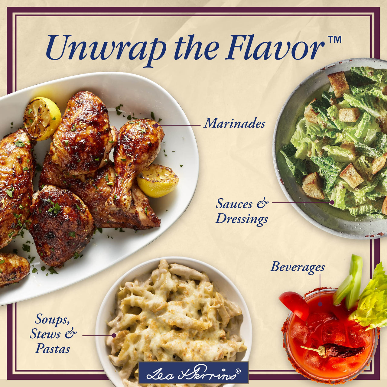 Lea & Perrins The Original Worcestershire Sauce (15 fl oz Bottle)