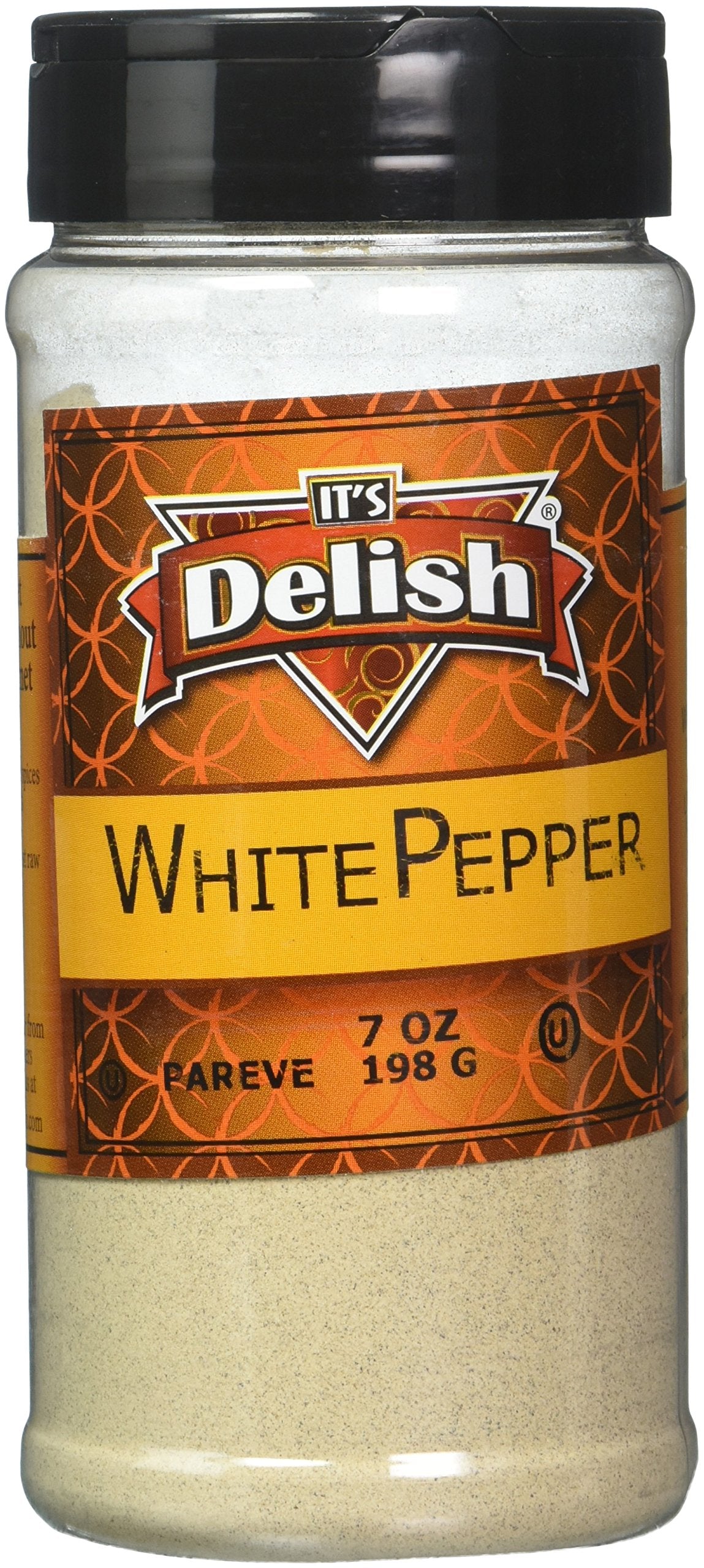 White Pepper by Its Delish (Ground, 7 Oz. Medium Jar)