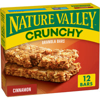 Nature Valley Granola Bars Crunchy, Cinnamon, 8.94 oz., 12 Bars