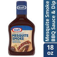 Kraft Mesquite Smoke Slow-Simmered BBQ Barbecue Sauce (18 oz Bottle)