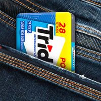 Trident Original Sugar Free Gum, 6 Pocket Packs of 28 Pieces (168 Total Pieces),28 Count (Pack of 6)