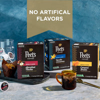 Peet's  Coffee Flavored K-Cup Pods, Caramel Brle (22 Count) Single Serve Pods Compatible with Keurig Brewers
