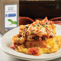 McCormick Culinary Ground Basil, 12 oz - One 12 Ounce Container of Basil Leaf Powder to Enhance Flavor of Tomato-Based Sauces, Roasted Chicken, Pizza and More