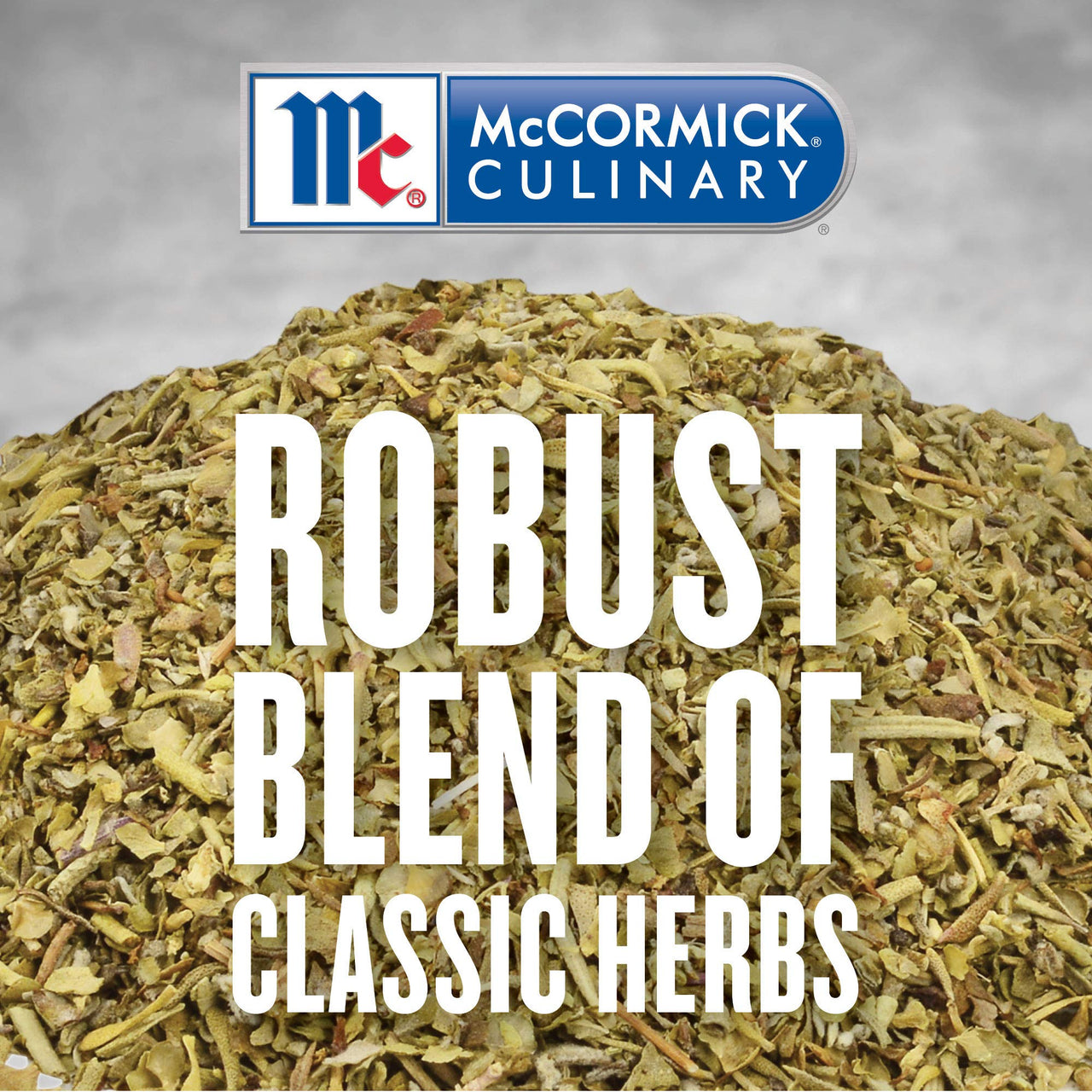 McCormick Culinary Italian Seasoning, 6.25 oz - One 6.25 Ounce Container of Italian Seasoning Blend for Mediterranean Cuisine, Perfect for Pasta Sauces, Meatballs, Pizza, Soups, Chicken and More