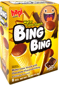 Hapi Bing Bing Ice Cream Scone Snack, Chocolate, 2.51 Ounce