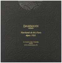 Dammann Freres Sachets, Jardin Bleu Tea Bags, Premium Gourmet French Black Tea, Blend Strawberry, Rhubarb Flavors, 25 Count (Single Pack) (SYNCHKG055739)