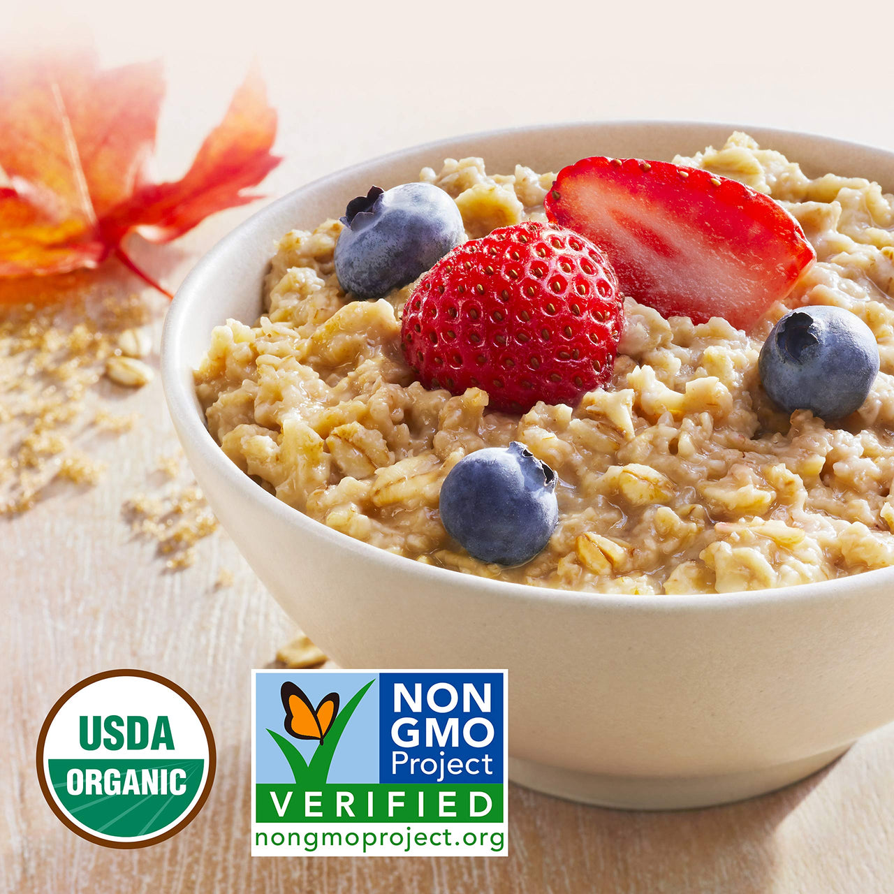 Quaker Organic Instant Oatmeal, Maple & Brown Sugar, Breakfast Cereal, 8 Packets