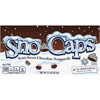Sno-Caps Semi Sweet Chocolate Nonpareils, Bulk Candy, Perfect Valentine’S Day Gift, 3.1 Oz, Pack Of 15
