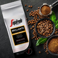 Segafredo Zanetti Ground Coffee, Brillante Medium Roast, Made with Arabica, Vivacious and Balanced Flavor