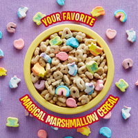 Lucky Charms Gluten Free Cereal with Marshmallows, Kids Breakfast Cereal with Whole Grain Oats, 10.5 OZ