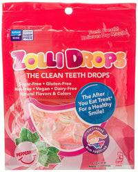 Zollipops Peppermint Hard Candy Drops - Sugar Free, Vegan KETO Allergen Free Zero Sugar 3oz, Assorted