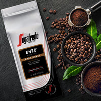 Segafredo Zanetti Ground Coffee, Enzo Dark Roast, Made with Arabica, Vivacious and Balanced Flavor