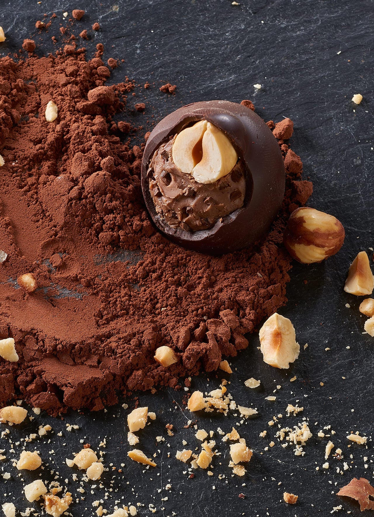 Baci Original Dark | Fine Dark Chocolate Truffle with Hazelnuts | 4.4oz each Bag - Pack of 4