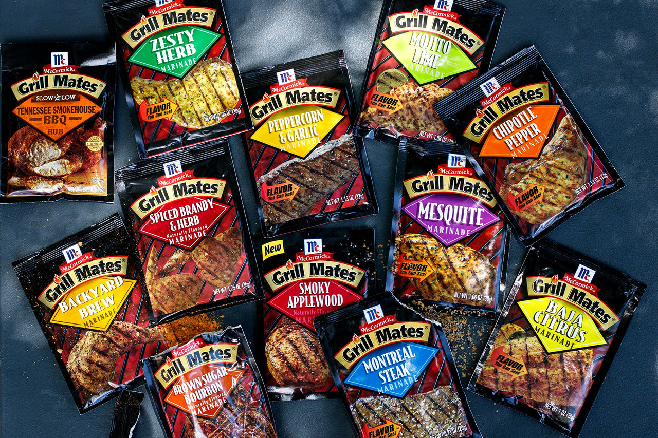 McCormick Grill Mates Zesty Herb Marinade Mix, 1.06 oz (Pack of 12)