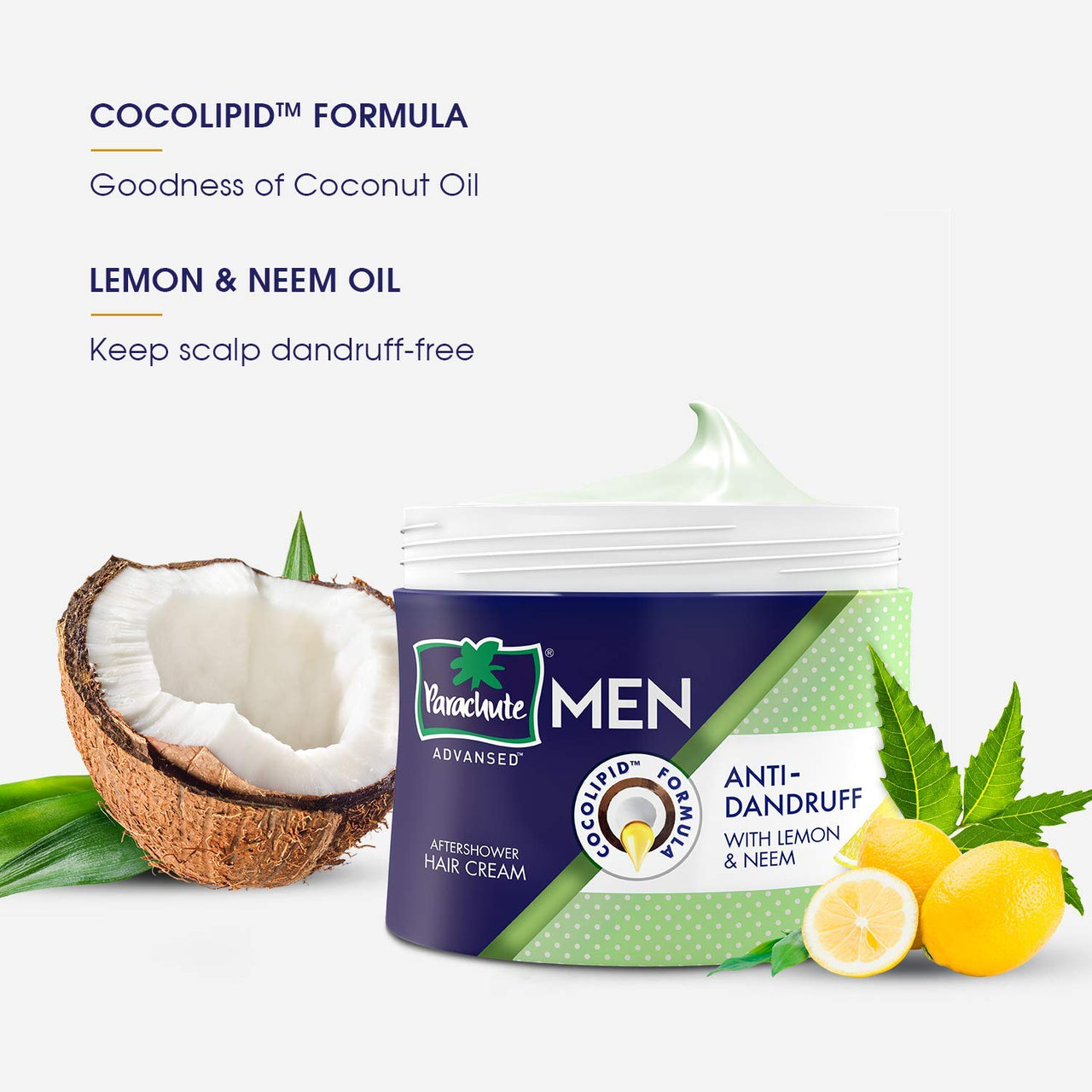 Parachute Advansed Men Hair Cream, Anti-Dandruff, 100 gm