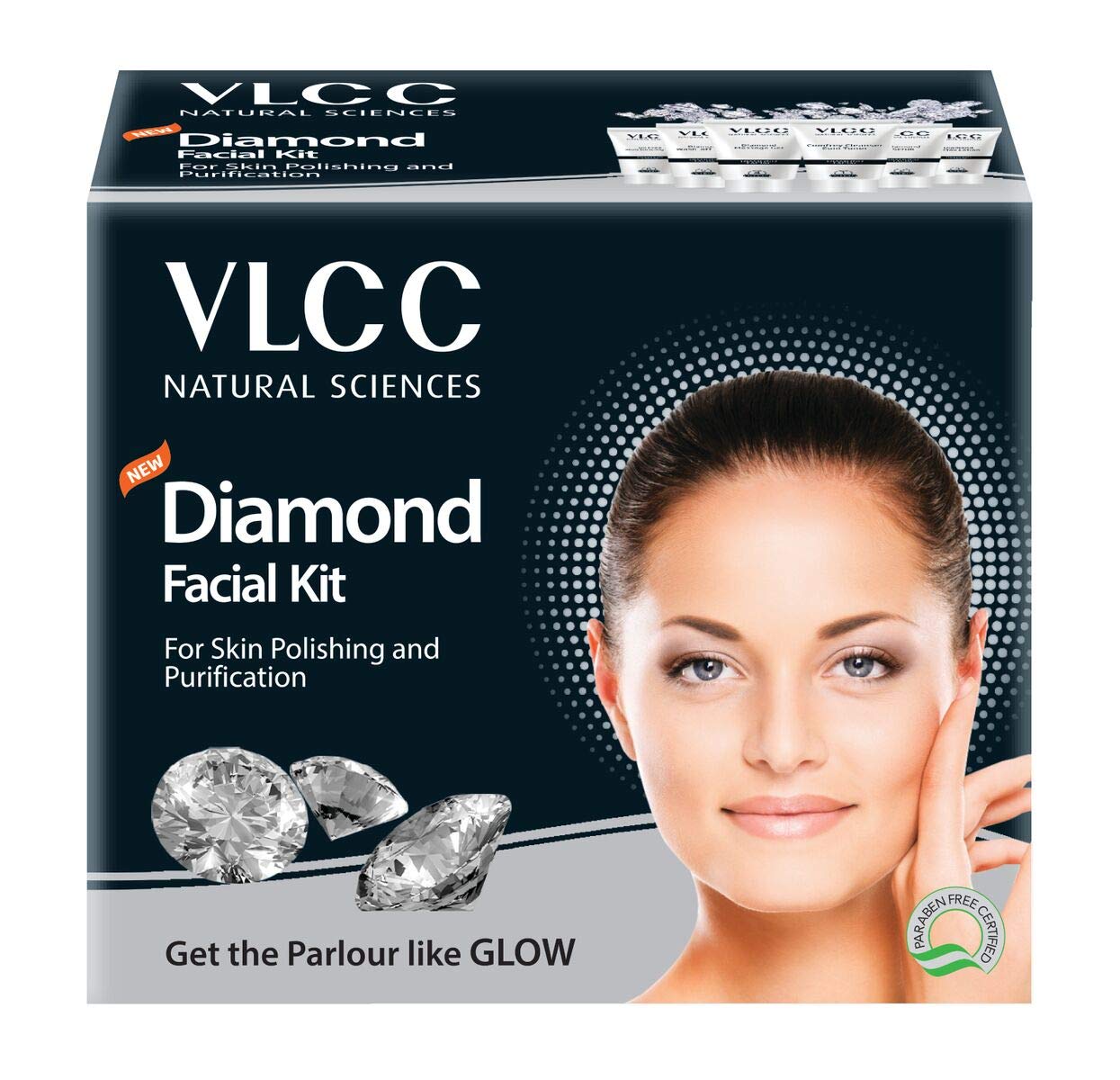 VLCC Diamond Facial Kit, 50g+10ml