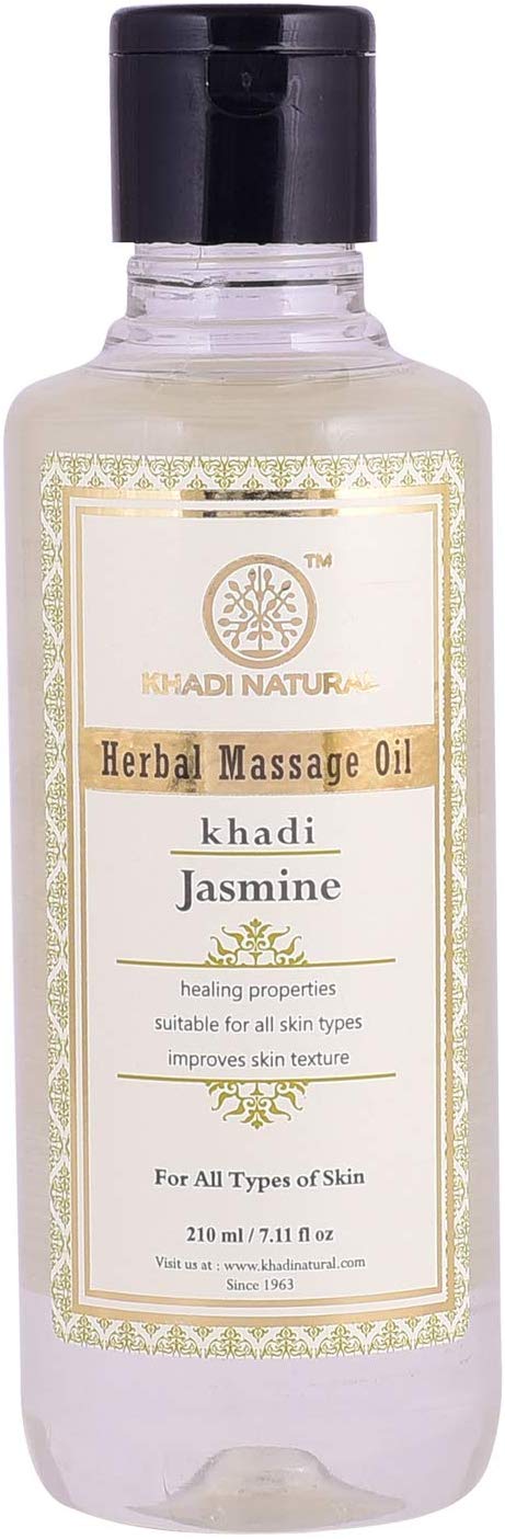 Khadi Natural Ayurvedic Jasmine Massage Oil, 210ml