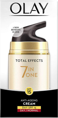 Olay Total Effects Day Cream 7 in 1 Normal SPF 15 (Up to 2x power for skin renewal), 50gm