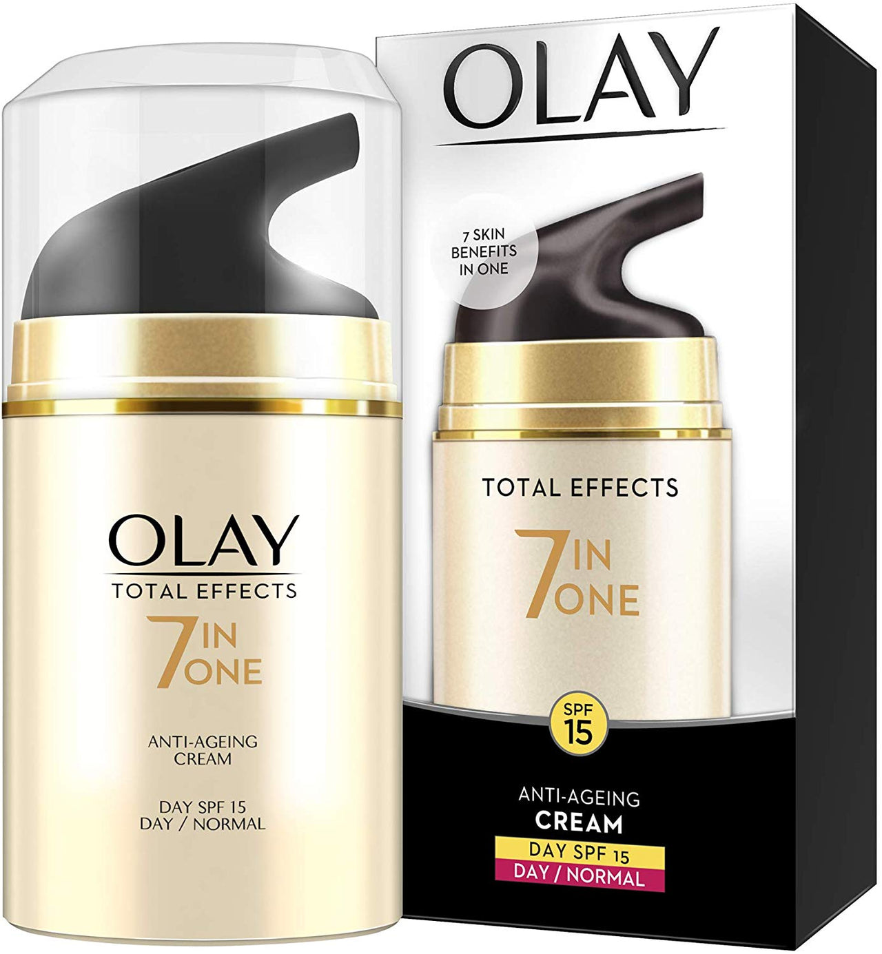 Olay Total Effects Day Cream 7 in 1 Normal SPF 15 (Up to 2x power for skin renewal), 50gm