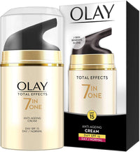 Olay Total Effects Day Cream 7 in 1 Normal SPF 15 (Up to 2x power for skin renewal), 50gm