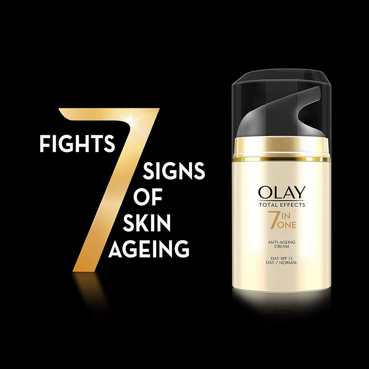 Olay Total Effects Day Cream 7 in 1 Normal SPF 15 (Up to 2x power for skin renewal), 50gm