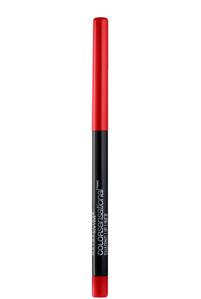Maybelline New York Makeup Color Sensational Shaping Lip Liner, Very Cherry, Red Lip Liner, 0.01 oz