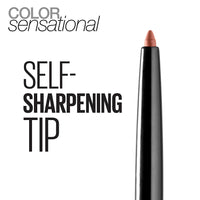 Maybelline New York Makeup Color Sensational Shaping Lip Liner, Very Cherry, Red Lip Liner, 0.01 oz